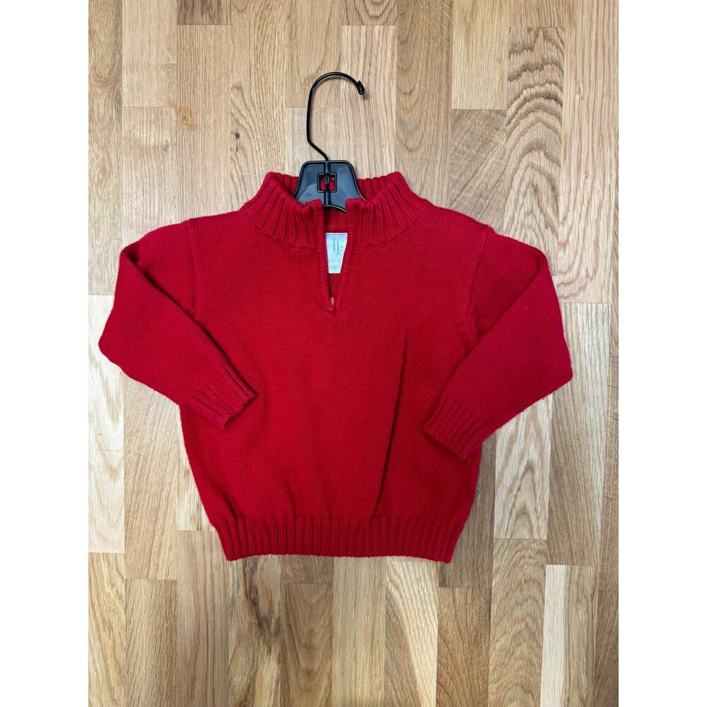 Little English Red Sweater size 2T